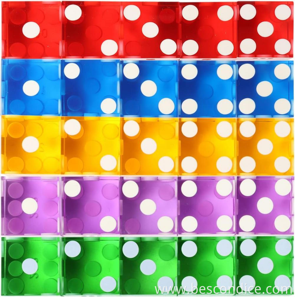 Razor Sharp Edges 19mm Precision Casino Dice Razor Sharp Edges 19mm Precision Casino Dice